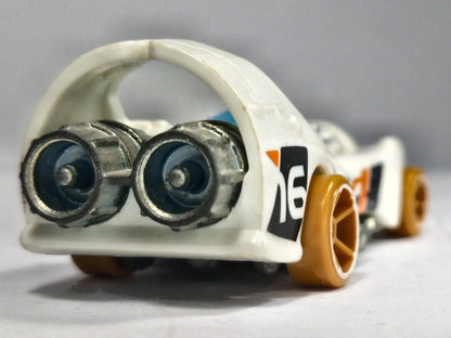 POWER ROCKET, Hot Wheels 2014, Die cast CDV46, Biały, 1:64, Resoraki – zdjęcie 6