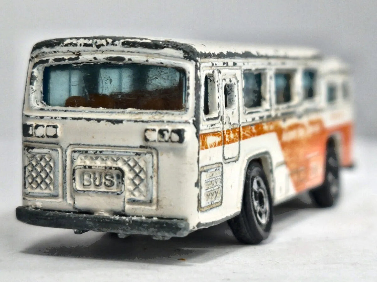 Autobus FUJI SEMI-DECKER TYPE BUS Tomica '70 Biały 1:148 2xMetal – zdjęcie 6
