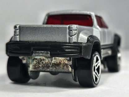 MEGA-DUTY, PICKUP TRUCK, Hot Wheels 2001, Die cast, Srebrny, 1:64, Resoraki – zdjęcie 6