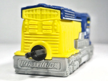 HEAVY FREIGHTER, 16 MBT TRAIN, Matchbox 2015, Die cast MB1002 Niebie. 1:120 – zdjęcie 6