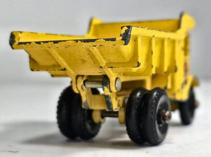 DUMP TRUCK Matchbox '60 Żółty 1:87 Made in England – zdjęcie 6