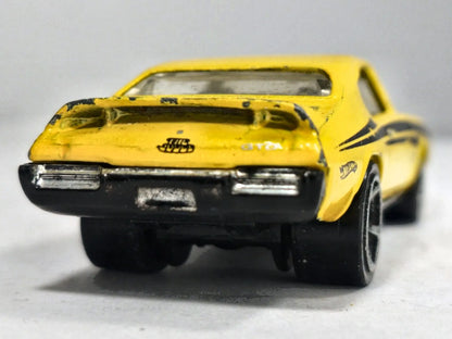 Pontiac GTO Hot Wheels 1:64 Luzak Żółty Muscle Car – zdjęcie 6