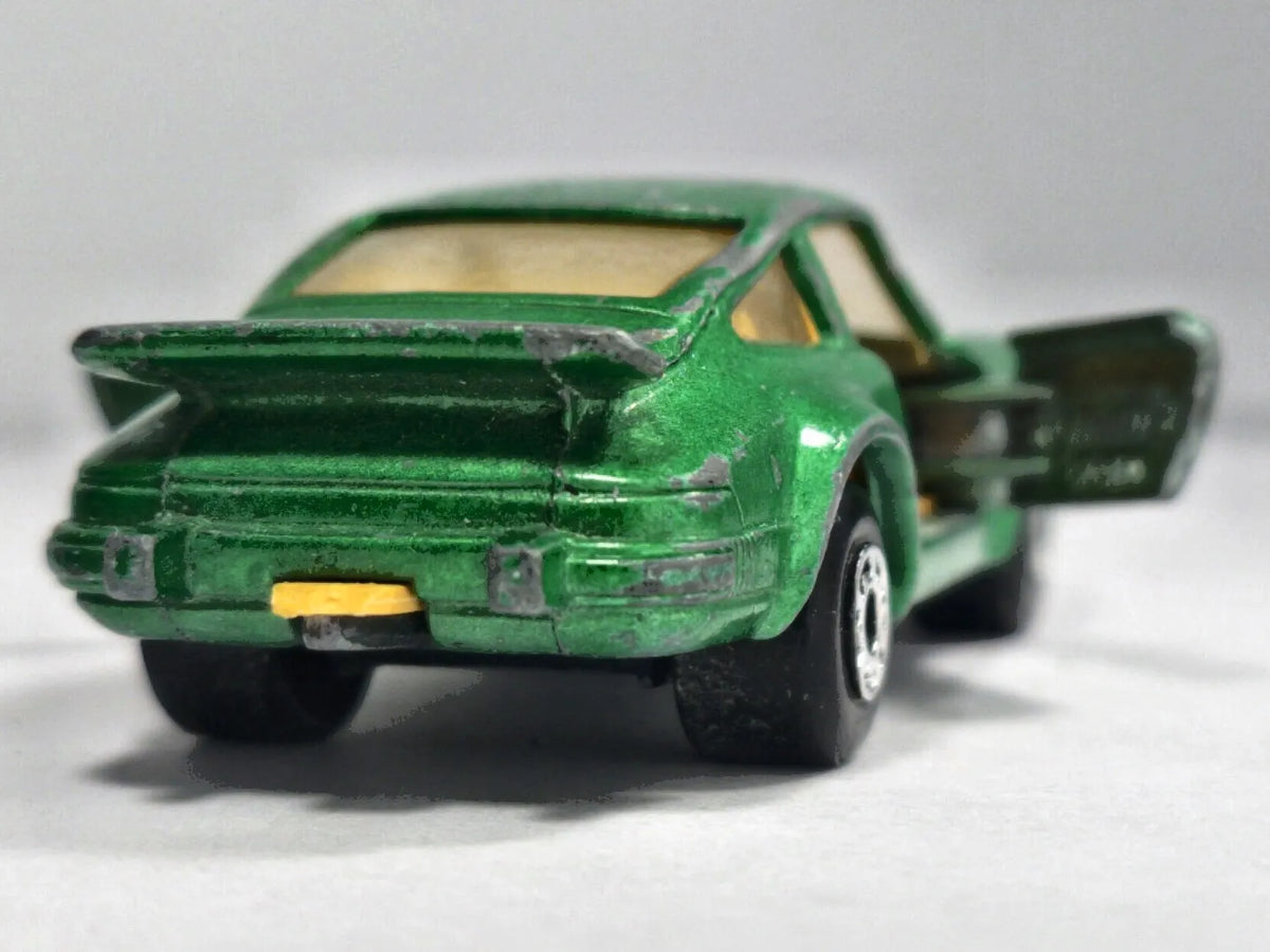 PORSCHE TURBO, Matchbox 1979, Made in England, NO 31, Zielony, 1:59 – zdjęcie 6
