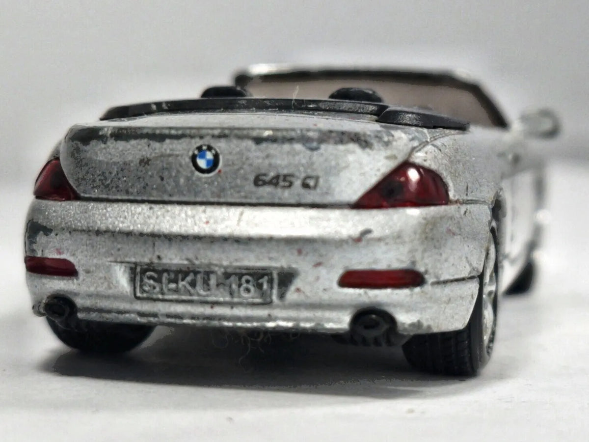 BMW 645I Cabrio SIKU 1:54 Luzak Srebrny – zdjęcie 6