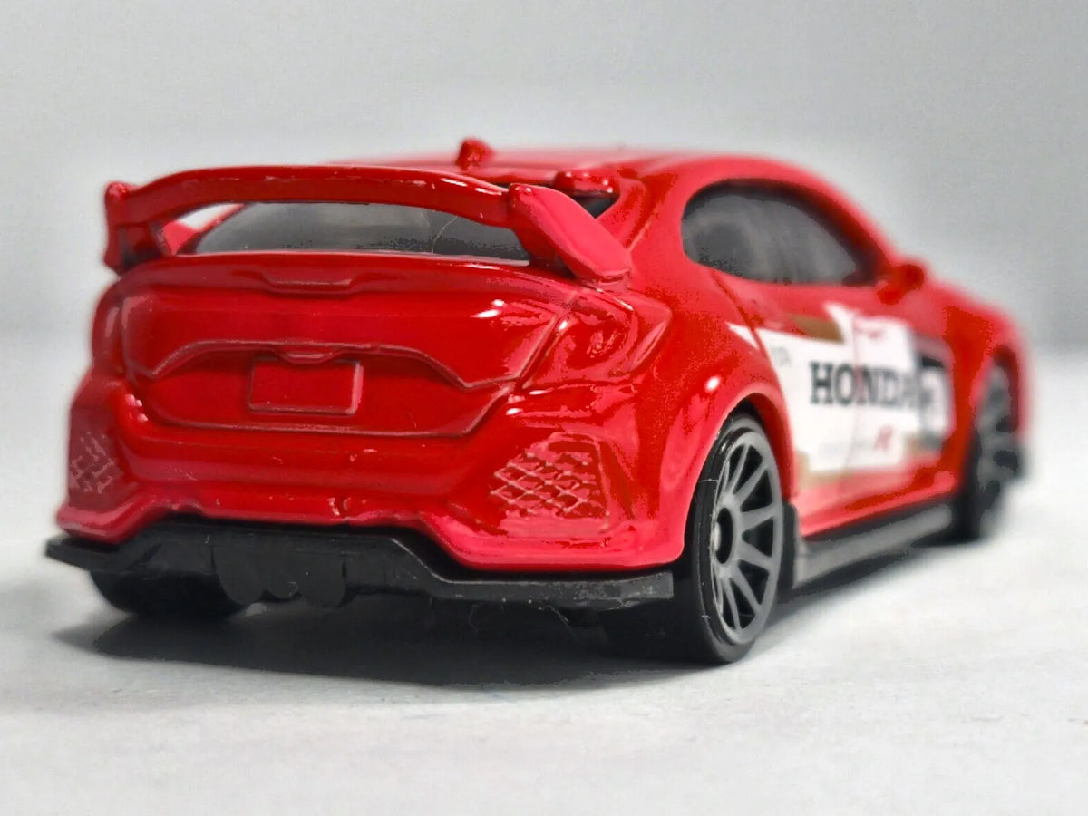 2018 HONDA CIVIC TYPE R Mainline Hot Wheels 2018 Czerwony 1:64 – zdjęcie 6