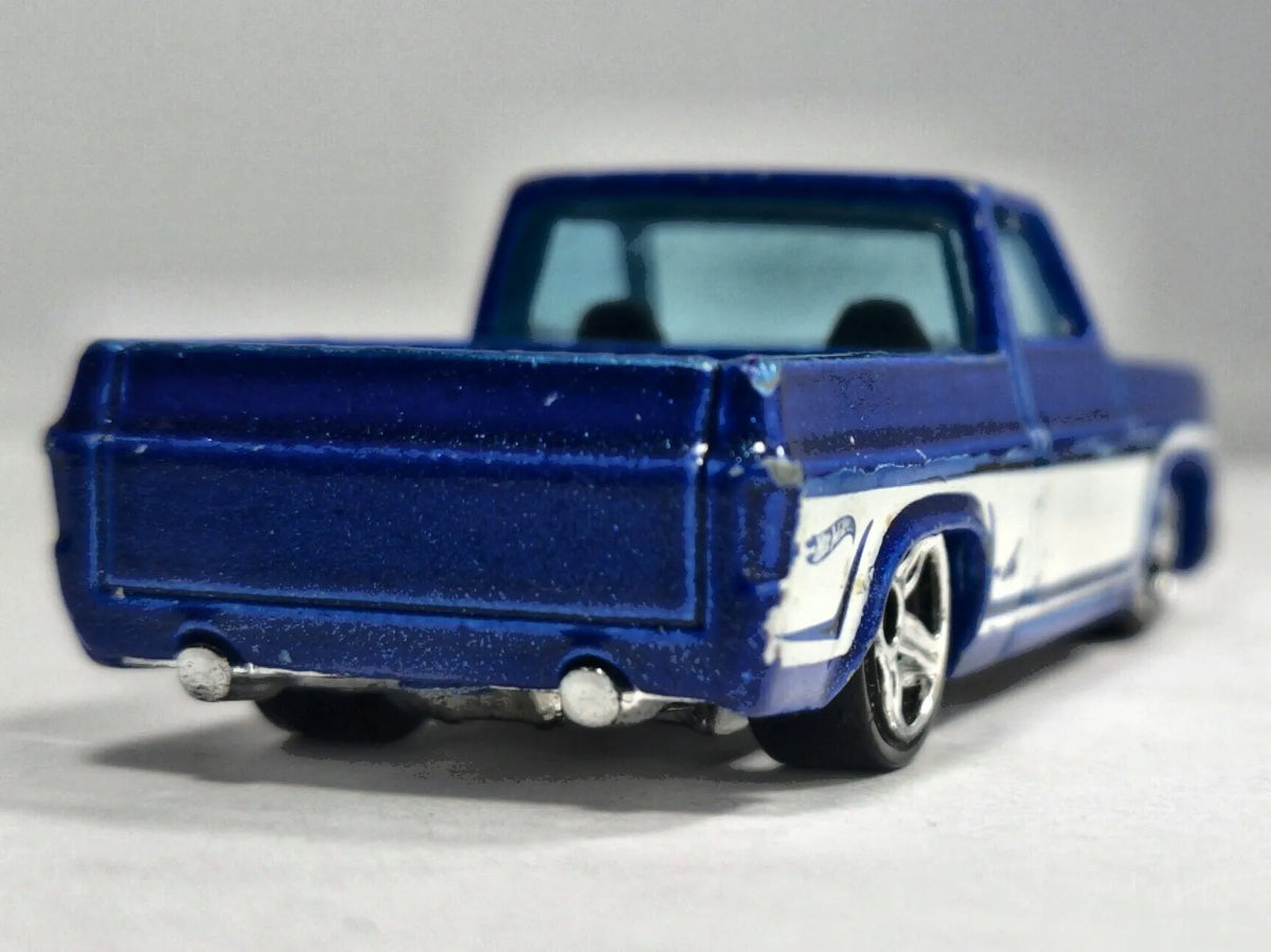 '83 CHEVY SILVERADO, Hot Wheels 2007, Die cast 1126 MJ 1 NL, Niebieski – zdjęcie 6