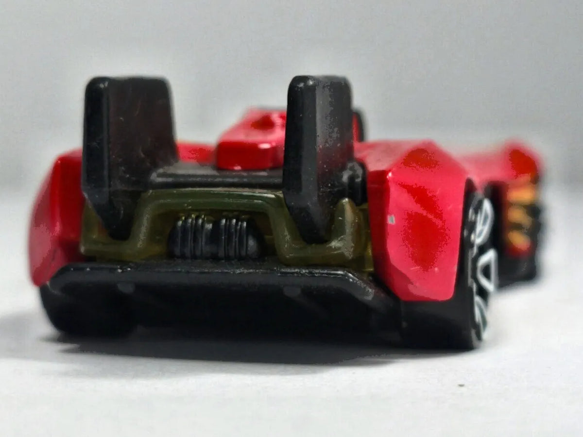Electro Silhouette Hot Wheels 2018 HW Roadsters 1:64 53 Luzak Czerwony – zdjęcie 6