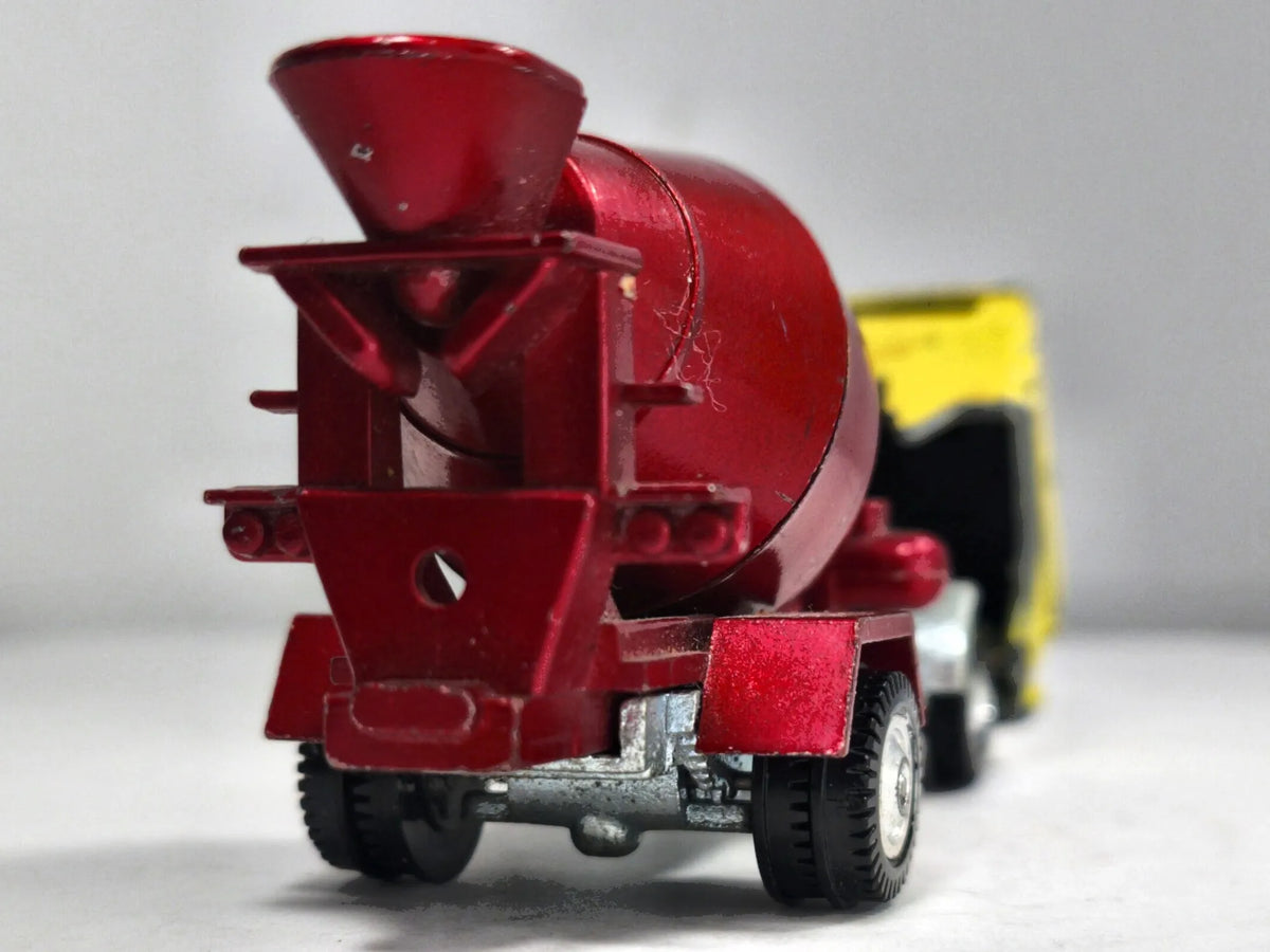 Ciężarówka Betoniarka Eidai Corporation '70 Czerwony 1:64 Made in Japan – zdjęcie 6