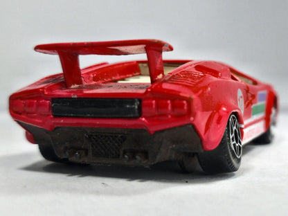 LAMBORGHINI COUNTACH, Yatming, Die cast YM9131, Czerwony, 1:41, Resoraki – zdjęcie 6