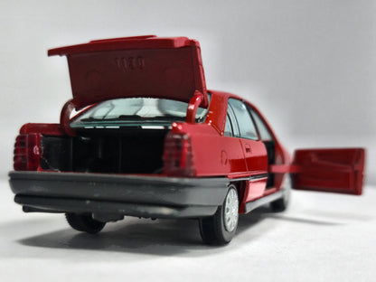 OPEL OMEGA 3000 GAMA '80 Czerwony 1:43 Made in Western Germany – zdjęcie 6