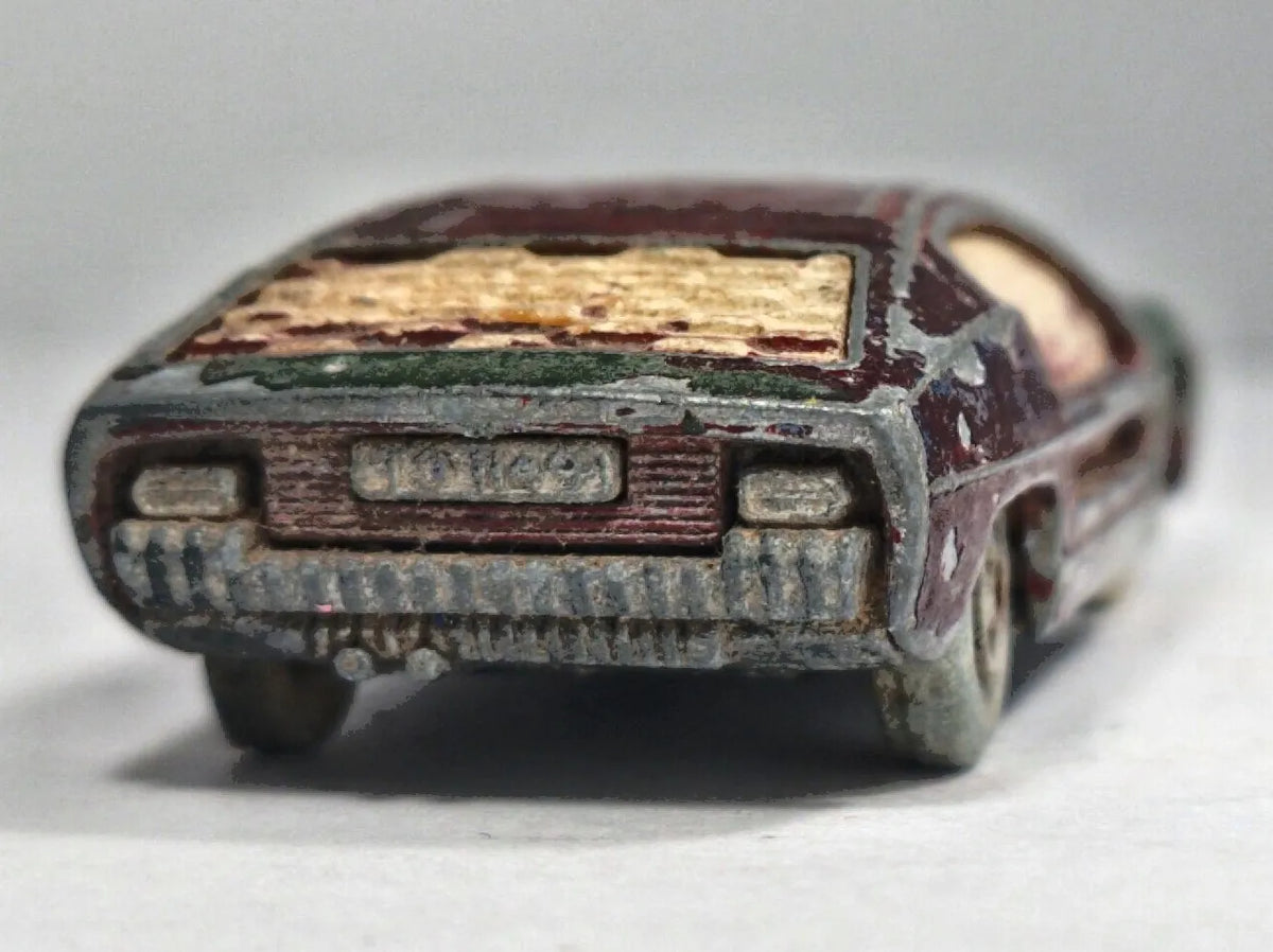 LAMBORGHINI MARZAL, Matchbox 1969 Made in England N20 Zielony 1:64 Resoraki – zdjęcie 6