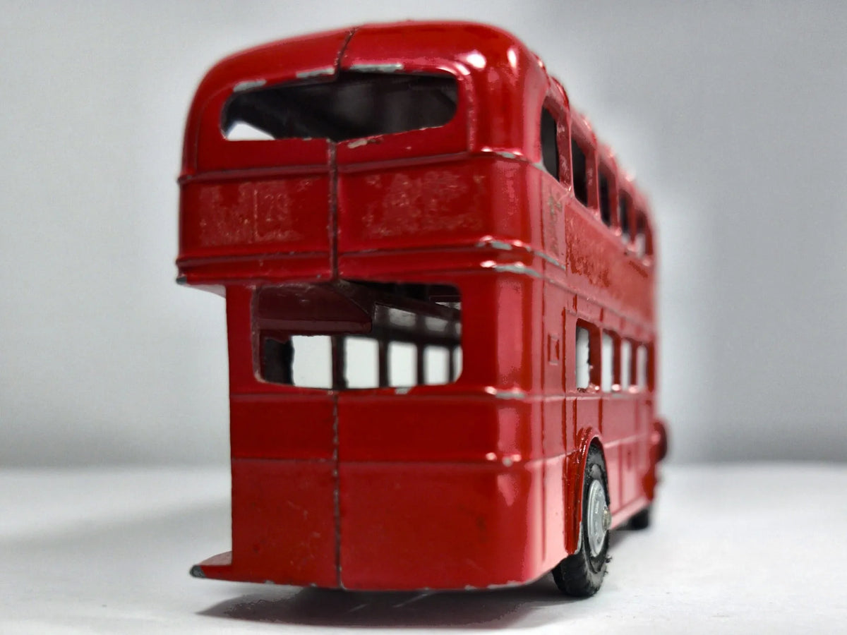 Aec Routemaster London Bus Matchbox 1960 Czerwony 1:43 Made in England – zdjęcie 6