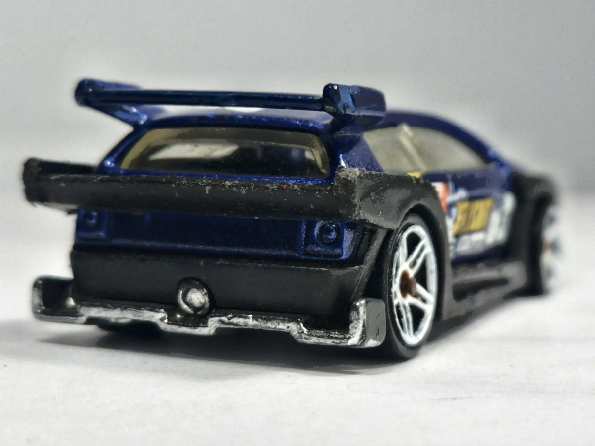 Flight '03 Mainline Hot Wheels 2002 Niebieski 1:64 Custom\ Custom – zdjęcie 6