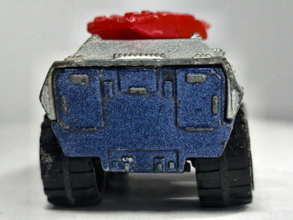 Battering Ram Hot Wheels 1992 1:64 POLICE Luzak Srebrny Policja – zdjęcie 6