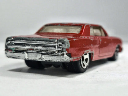'64 Chevelle Ss Hot Wheels 2011 1:64 Luzak Czerwony Muscle Car – zdjęcie 6