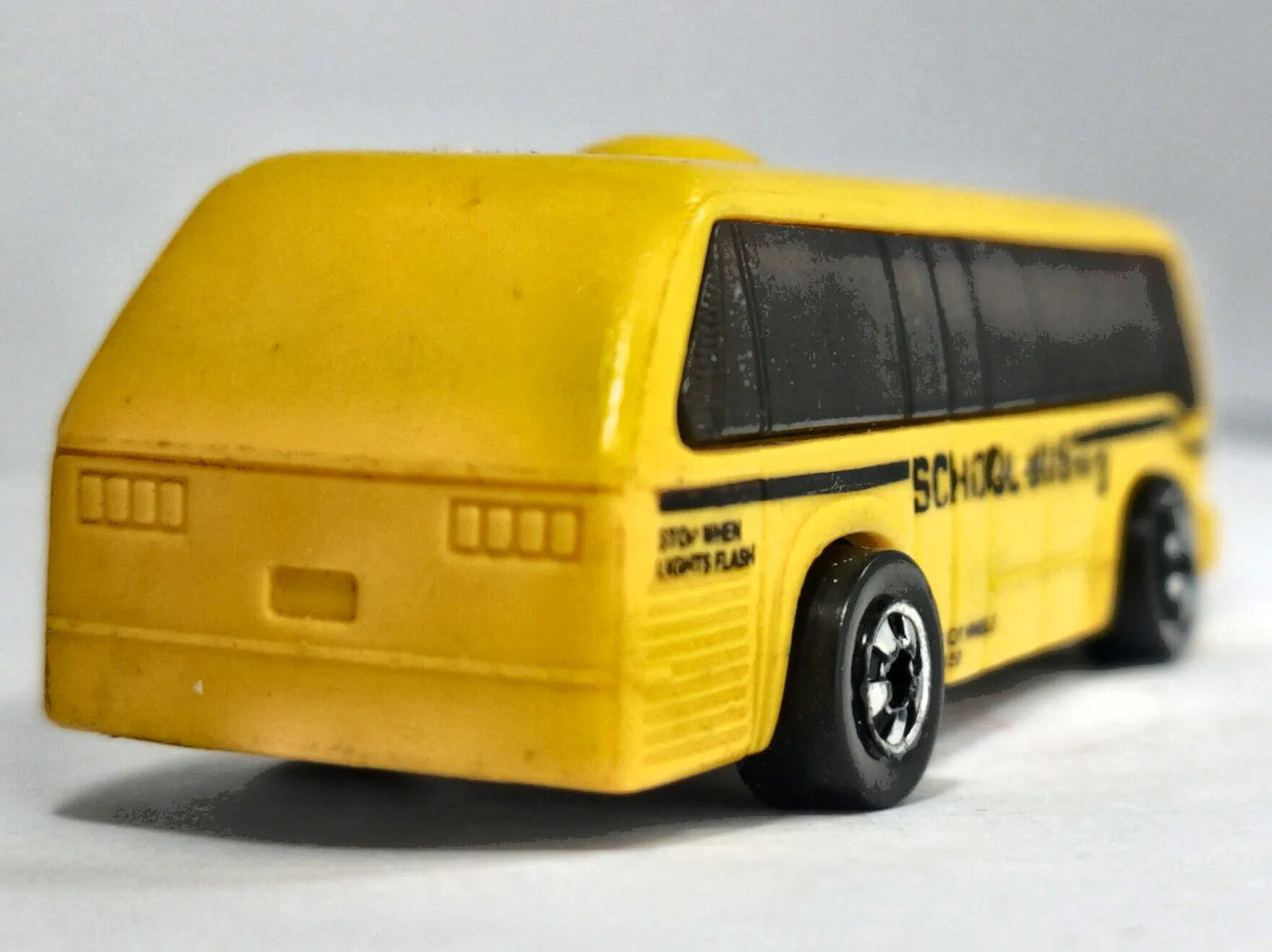 Autobus SCHOOL BUS Dynawheels Hot Wheels 1981 Żółty 1:63 – zdjęcie 6