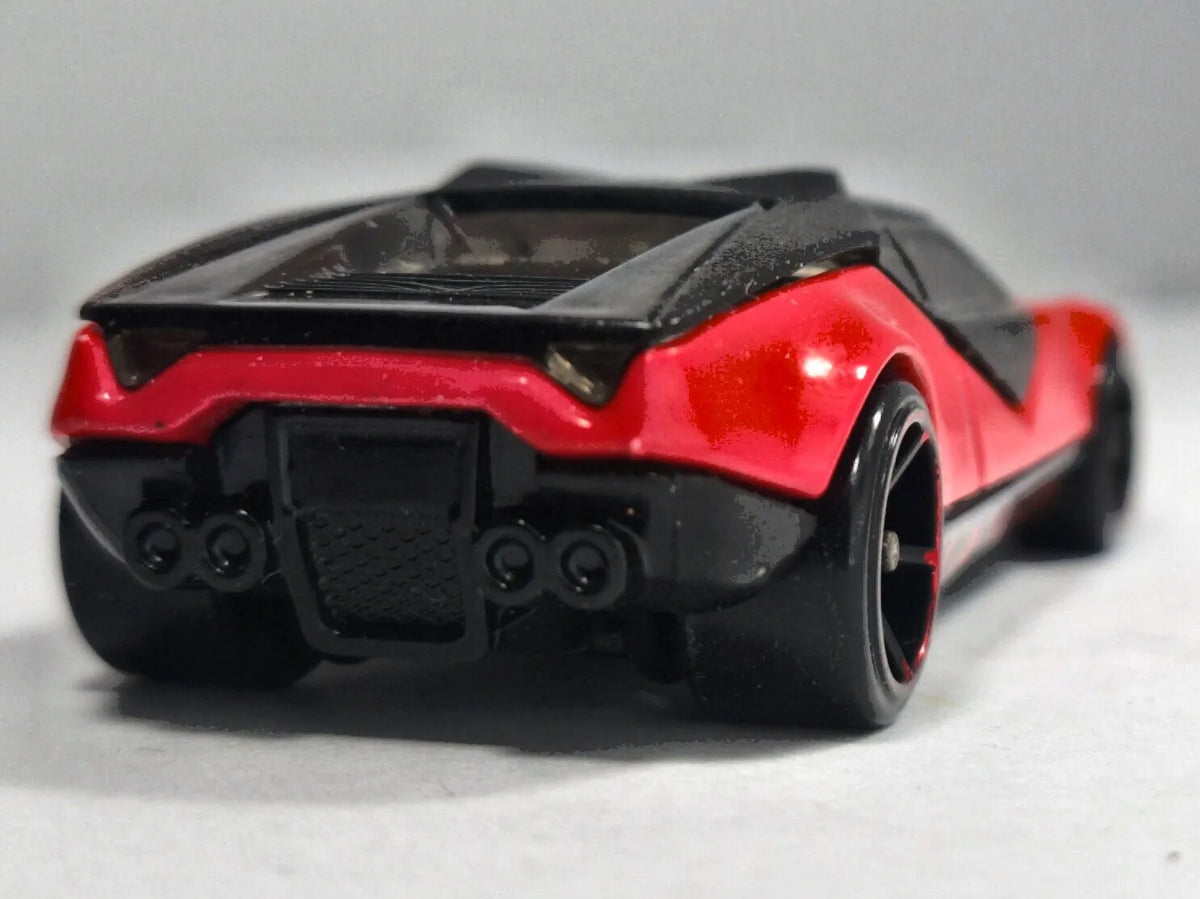 LA FASTA, Hot Wheels 2009, Die cast B22, Czerwony, 1:64, Resoraki – zdjęcie 6