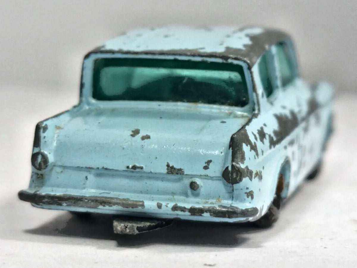 Ford Anglia Matchbox '60 Niebieski 1:54 Made in England – zdjęcie 6