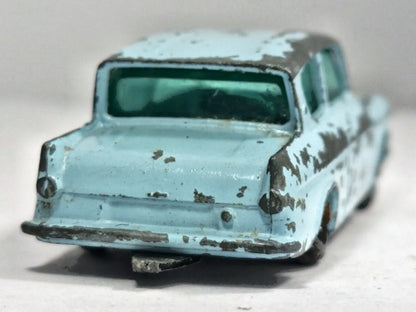Ford Anglia Matchbox '60 Niebieski 1:54 Made in England – zdjęcie 6