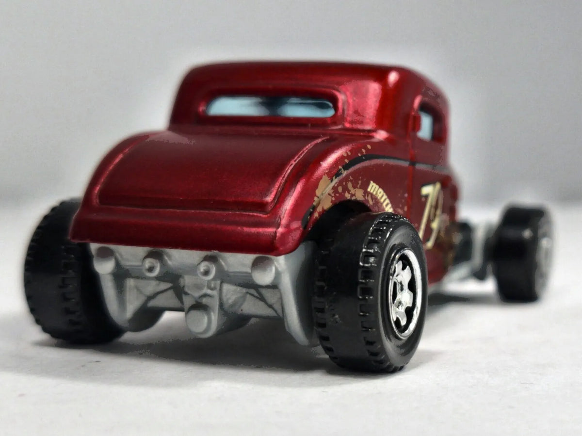 1933 FORD COUPE, Matchbox 2017, Die cast MB327, Czerwony, 1:64, Resoraki – zdjęcie 6