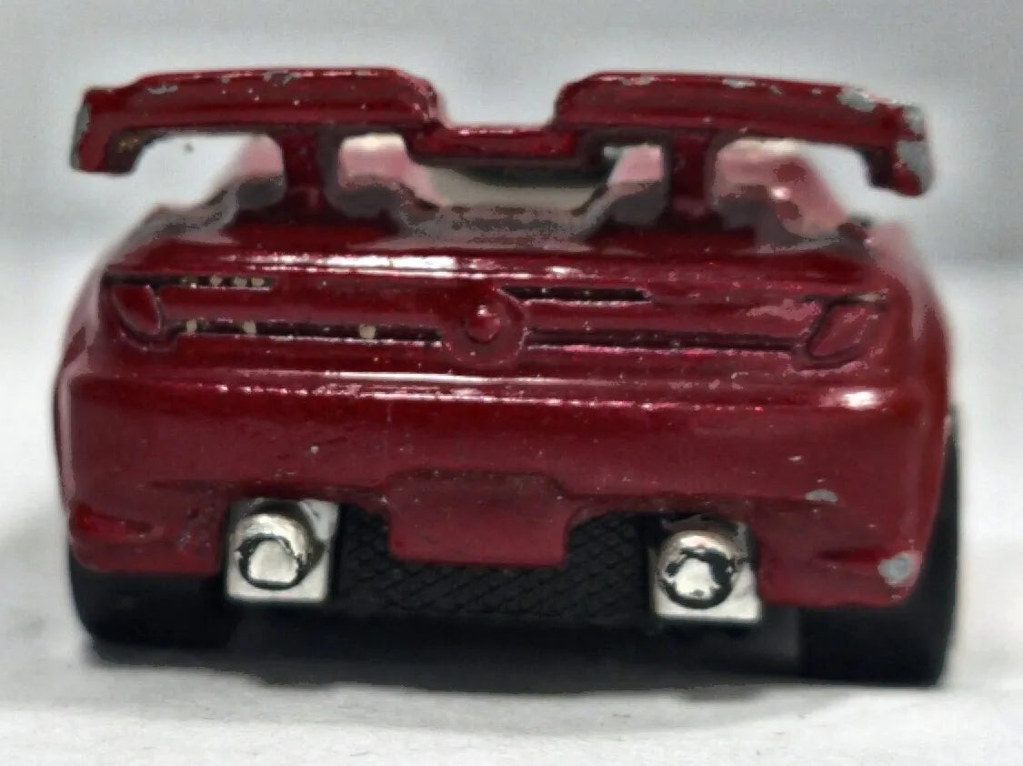 Tantrum Hot Wheels 2001 Ragtops & Roadsters 1:64 Luzak Czerwony – zdjęcie 6