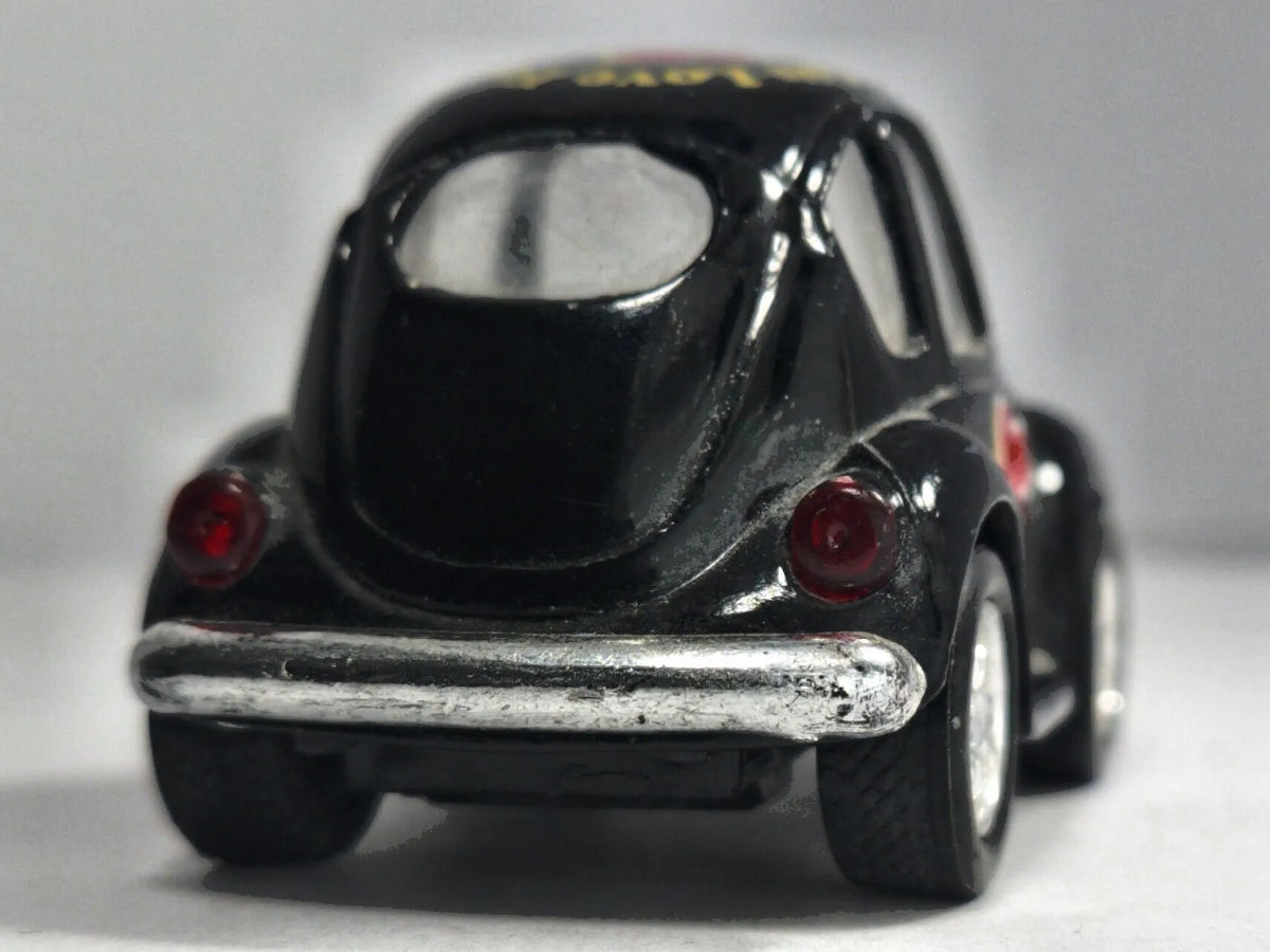 VW Beetle Black Love Bug Car, Kintoy, Die cast 2029101 Czarny 1:64 Resoraki – zdjęcie 6