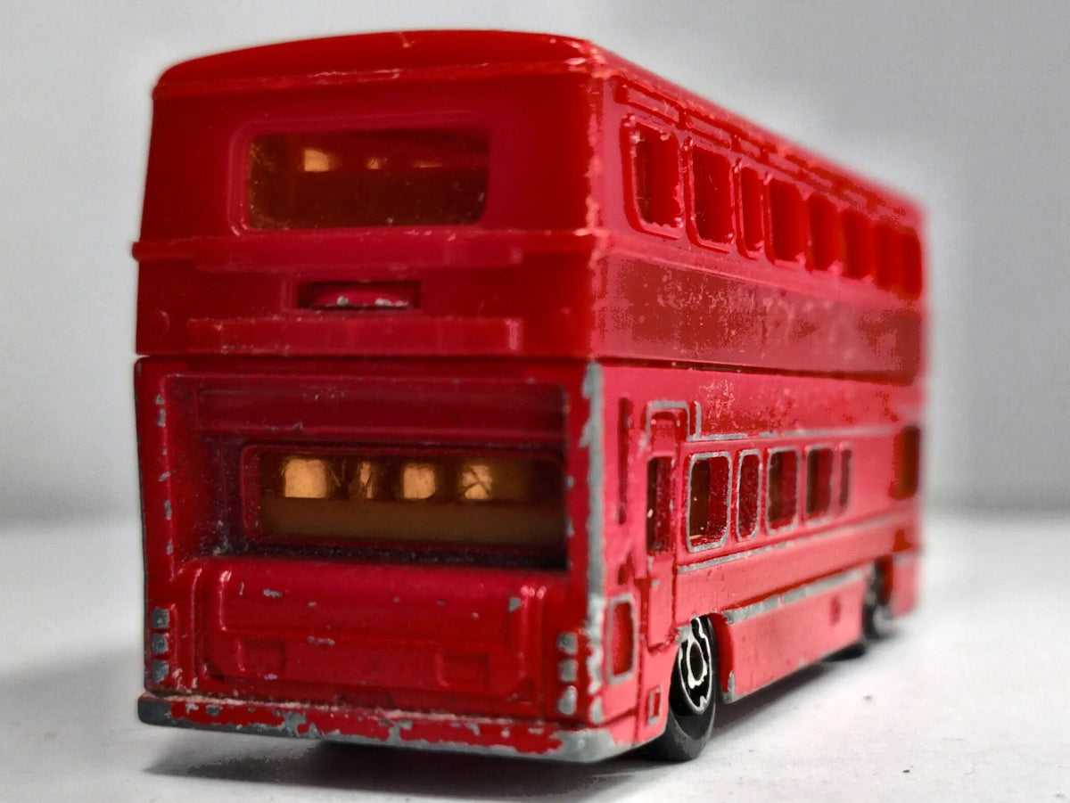 Autobus Piętrowy BRITISH BUS London Bus Majorette '70 1:64 Made in England – zdjęcie 6