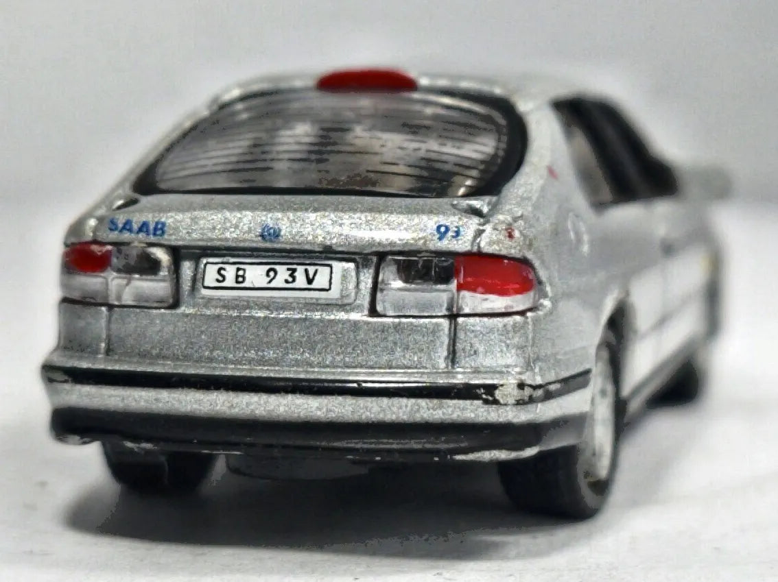 Saab 9-3 Coupé Hongwell 1:72 Luzak Srebrny – zdjęcie 6