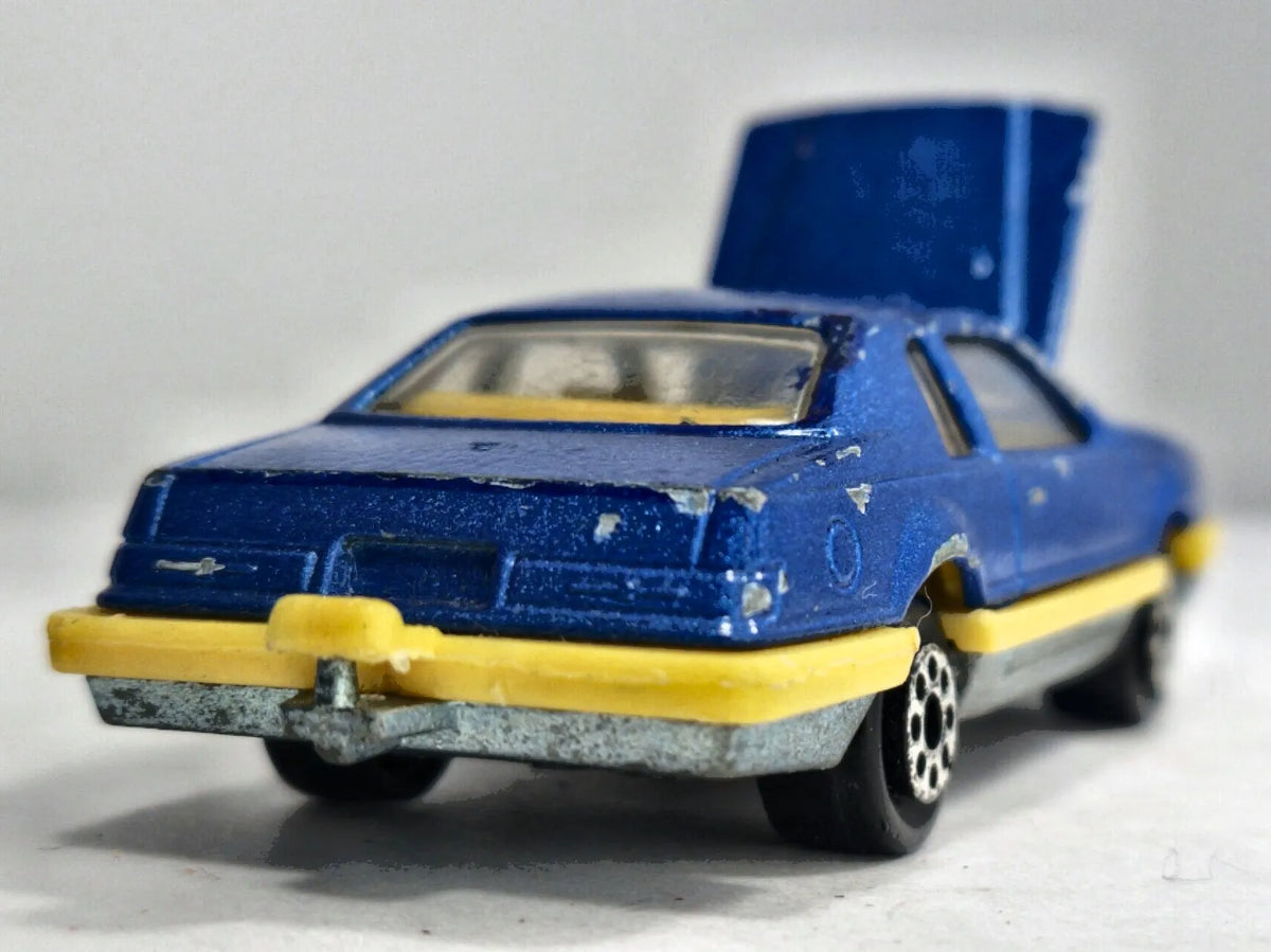 FORD THUNDERBIRD Majorette '70 Niebieski 1:67 Made in France – zdjęcie 6