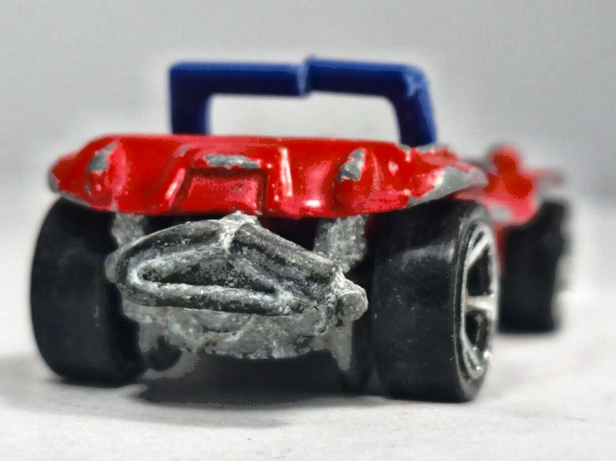 Meyers Manx HW Glow Wheels Hot Wheels 2002 Red 1:64 – zdjęcie 6