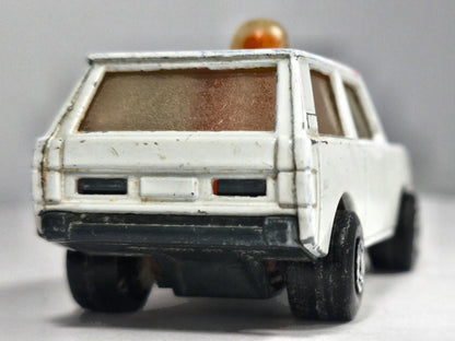 NO.20 POLICE PATROL, Matchbox 1975, Die cast NO20, Biały, 1:64, Resoraki – zdjęcie 6