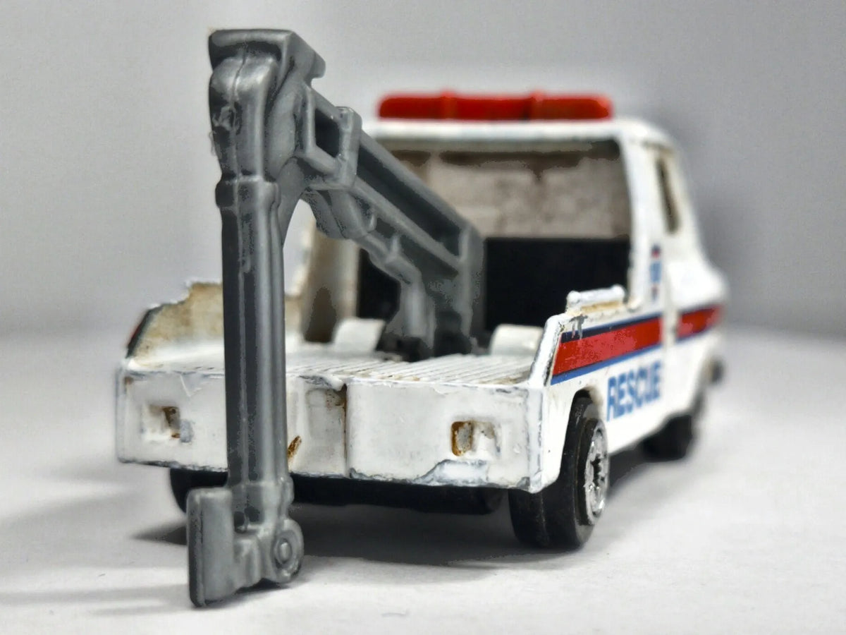 FORD TRANSIT WRECKER RESUCE POLICE, Corgi, Die cast, Biały, 1:64, Resoraki – zdjęcie 6