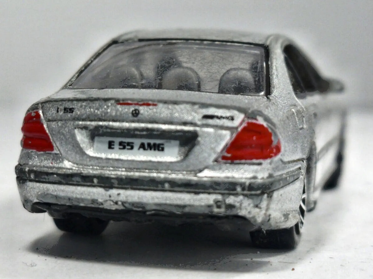 Mercedes-Benz C 55 AMG V8 Realtoy 1:60 Luzak Srebrny – zdjęcie 6