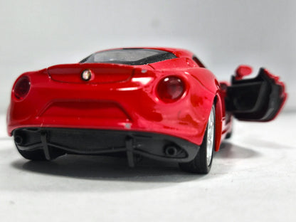Alfa Romeo 4C Welly '90 Czerwony 1:32 – zdjęcie 6