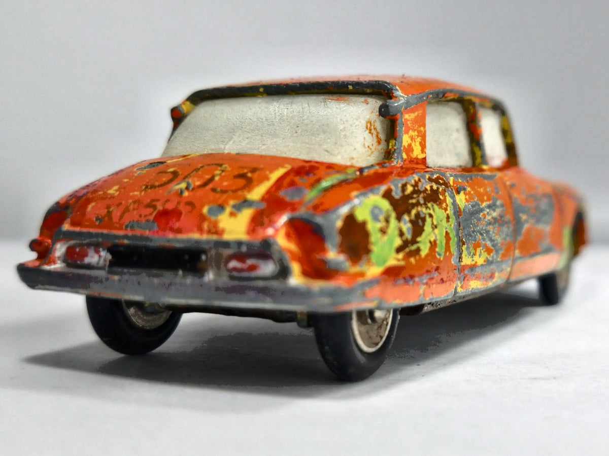 CITROËN DS 19 Dinky Toys '60 Pomarańczowy 1:34 Made in France – zdjęcie 6
