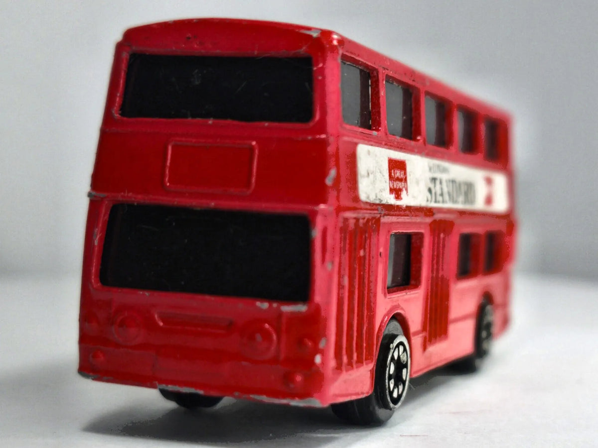 DAIMLER FLEETLINE London Bus Corgi '80 Czerwony 1:87 The London Standard – zdjęcie 6