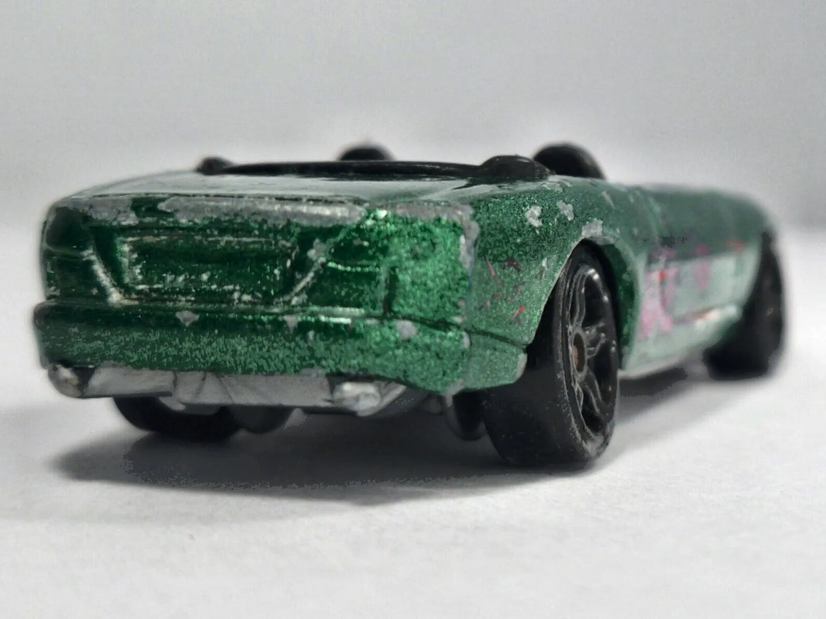 JAGUAR XK-8, Hot Wheels 1996, Die cast, Zielony, 1:64, Resoraki – zdjęcie 6