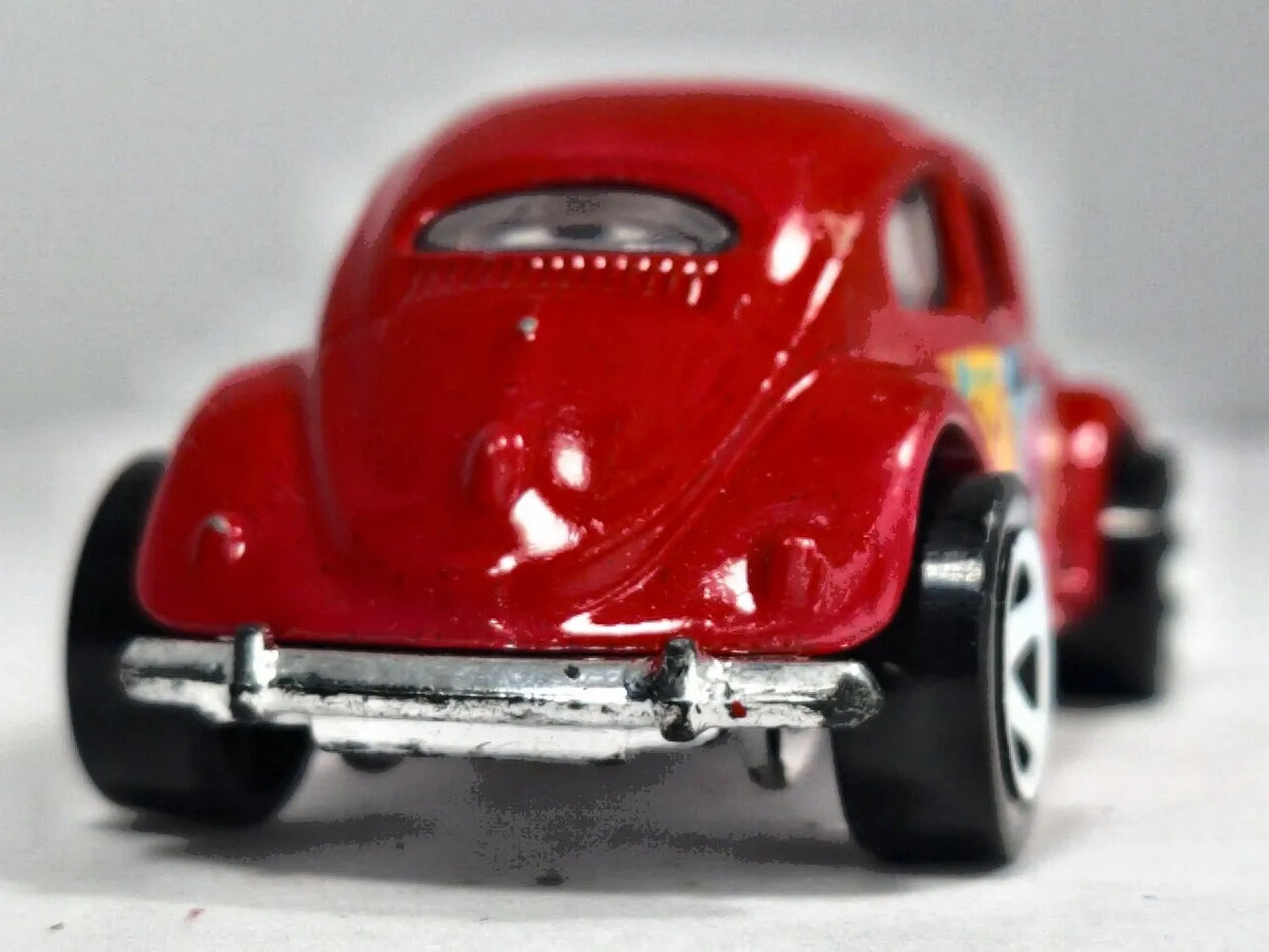 VOLKSWAGEN BEETLE (GARBUS) Hot Wheels 1998 Czerwony 1:64 – zdjęcie 6