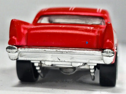 '57 Chevy Hot Wheels 1976-2018 1:64 Luzak Czerwony – zdjęcie 6