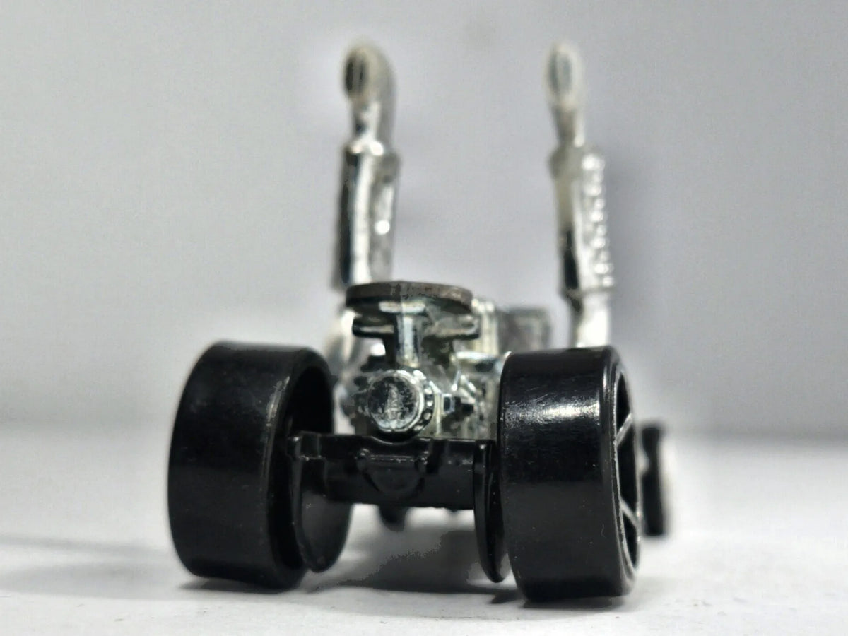 Dragtor Hot Wheels 2018 1:64 Dragster Luzak Srebrny – zdjęcie 6