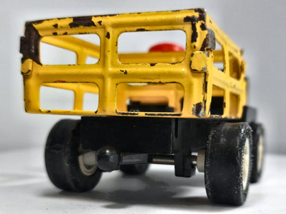 ZABYTKOWY BLASZAK WYWROTKA, Kosto 1970, Made in France, Żółty, 1:43 – zdjęcie 6