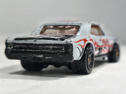 '67 CHEVELLE SS 396, Hot Wheels, Die cast I N, Szary, 1:64, Resoraki – zdjęcie 6