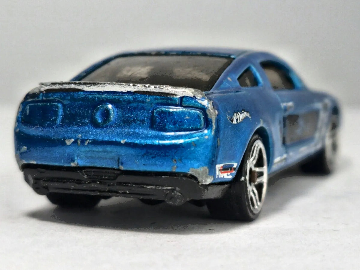 2010 Ford Mustang Gt Hot Wheels 2009 Niebieski 1:57 – zdjęcie 6