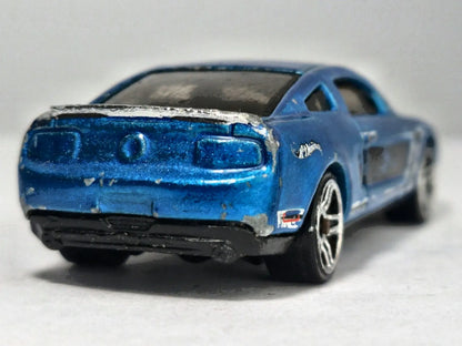 2010 Ford Mustang Gt Hot Wheels 2009 Niebieski 1:57 – zdjęcie 6
