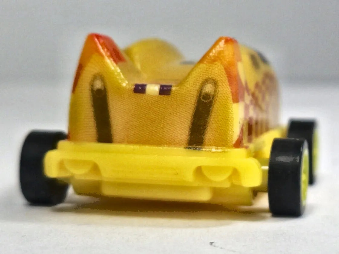 RACEAUTO, Ferrero (Kinder) 2010, Die cast UN054, Żółty, 1:100, Resoraki – zdjęcie 6