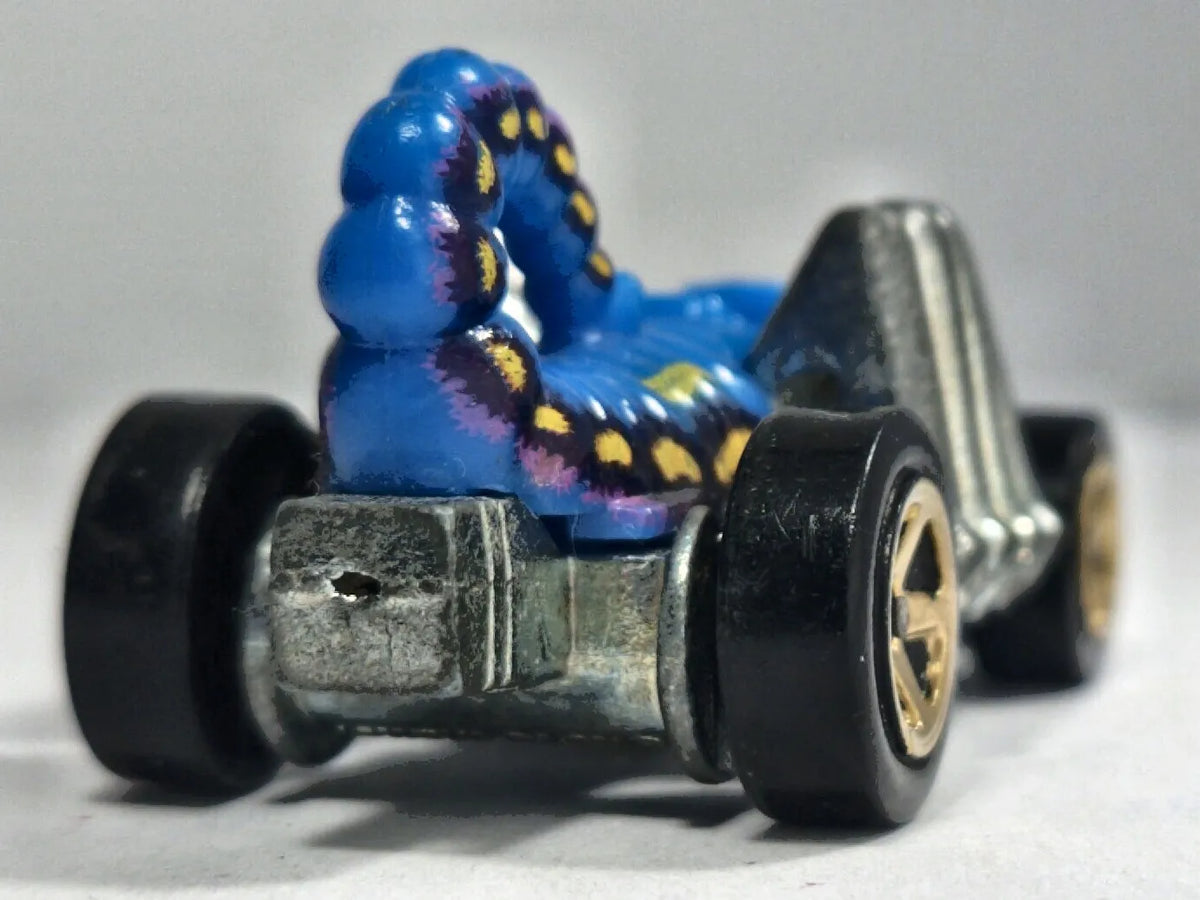 Eevil Weevil, Hot Wheels 2010, Die cast 2062, Niebieski, 1:64, Resoraki – zdjęcie 6