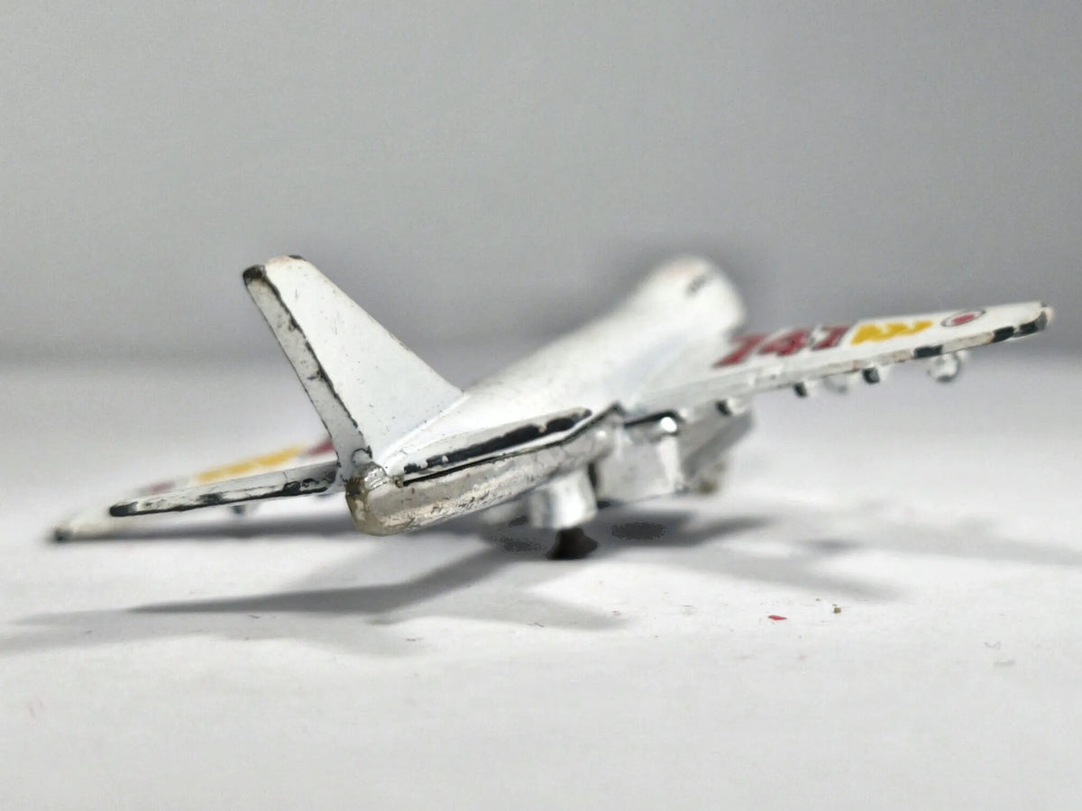 BOEING 747-100 SAMOLOT PASAŻERSKI, Unbranded Die cast, Biały 1:900 Resoraki – zdjęcie 6