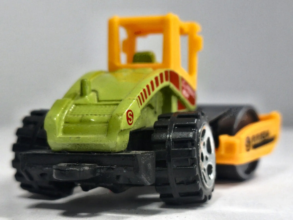 ROAD ROLLER Classic 604, Walec drogowy, Die cast SRR604 Żółty 1:64 Resoraki – zdjęcie 6