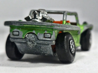 BAJA BUGGY, Matchbox 1971, Made in Engand, Die cast NO.13, Zielony, 1:52 – zdjęcie 6