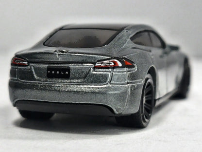 Tesla Model S Matchbox 2022 1:64 Grafitowy Samochód osobowy – zdjęcie 6